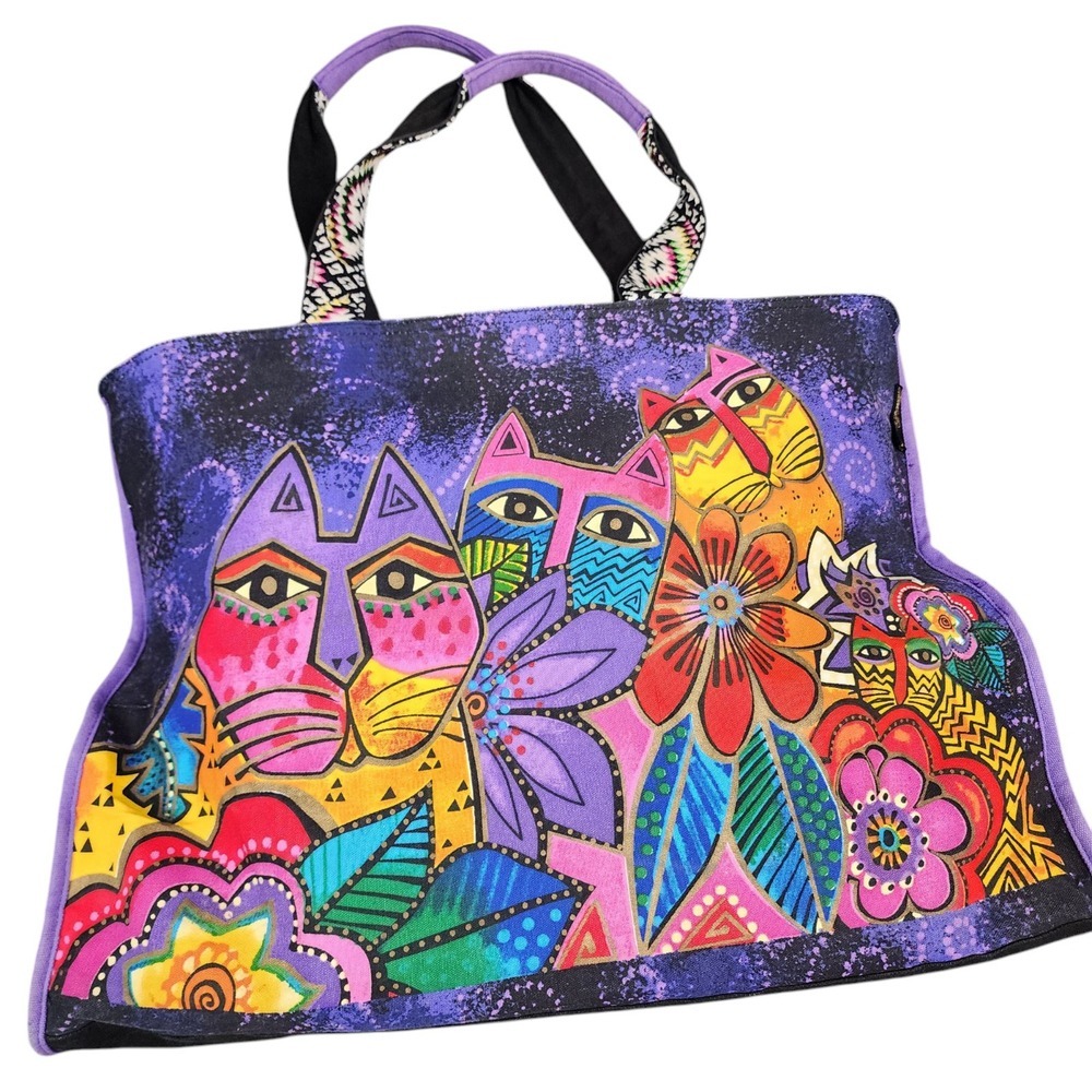Laurel Burch Large‎ Tote bag Cats
